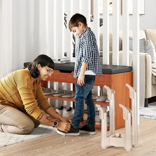 Vista 8 de COSTWAY Secador de zapatos, secador de botas y calentador con temporizador de 0 a 180 minutos, protección contra sobrecalentamiento, secado rápido