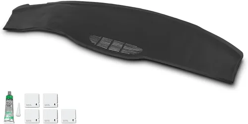 Vista 38 de PIT66 Cubierta de bisel de tablero TPE negra compatible con Buick Apollo/Olds Omega 1972-1974 Compatible con Chevy Chevy II/Chevy Nova 1969-1974
