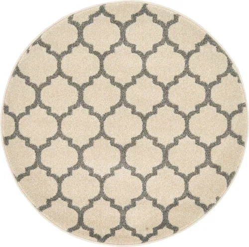Vista 127 de Unique Loom Trellis Collection - Alfombra de área de Filadelfia, rectangular de 2 pies 2 pulgadas x 3 pies, color morado y marfil