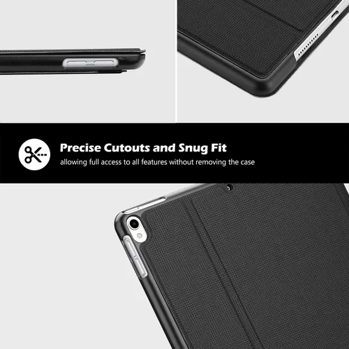 Vista 5 de ProCase Funda para iPad Air 3 de 10.5 pulgadas 2019 / iPad Pro 10.5 2017, funda protectora con soporte delgado, funda inteligente para iPad Air