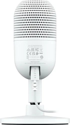 Vista 9 de Razer Seiren V3 Mini micrófono USB: micrófono condensador supercardioide, sensor de toque para silenciar con indicador LED, amortiguador