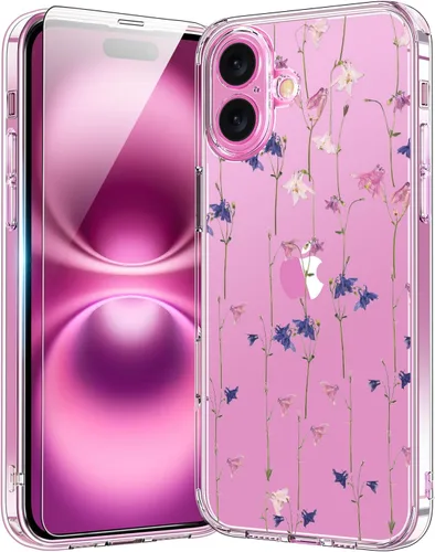 Vista 138 de bicol - Funda protectora a prueba de golpes para iPhone 15 Plus, funda delgada de acrílico transparente y diseños modernos para niña y mujer, 6.7