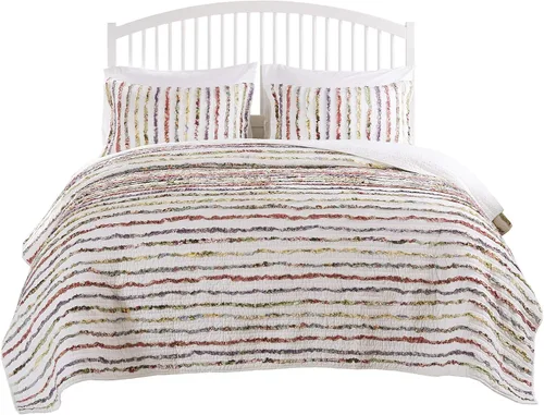 Vista 5 de Greenland Home Set de Colcha, Algodón, Multicolor, King
