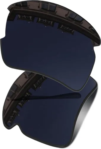 Vista 22 de Polarized Lenses Replacement for Oakley Flak 2.0 XL OO9188 59mm Abrigo de espejo negro polarizado