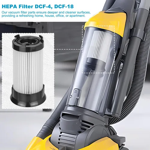 Vista 6 de HASMX Filtro HEPA de repuesto para Eureka Vacuum Series 4700 5550, Boss Power Plus, Envirocare 927, Eureka Maxima sin bolsa modelos 4700