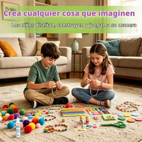 Vista 7 de Kit de Arte y Manualidades de Kid Made Modern – Un DIY de 1.7 kg de Suministros y Materiales de Manualidades para Proyectos Artísticos Creativos Kit