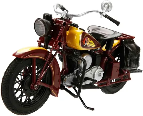 Vista 2 de NewRay Juguetes: Indian Sport Scout 1934 1:12, Marrón