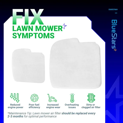 Vista 6 de BlueStars 530057869 Filtro de aire - Compatible con Poulan P3818AV P4018AV 4218A 4218AVX PP3516AVX PP4218AV PP4218AVHD PP4218AVL Poulan Pro 42cc