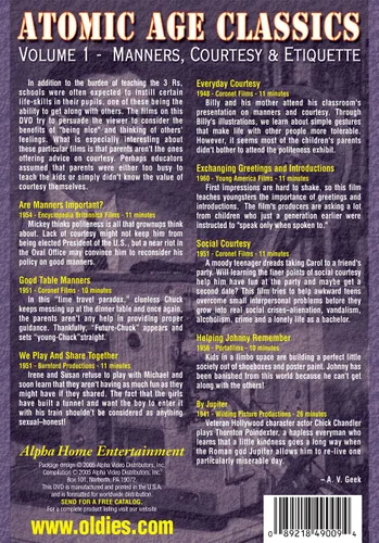 Vista 3 de Atomic Age Classics, Volume 1 Manners, Courtesy & Etiquette