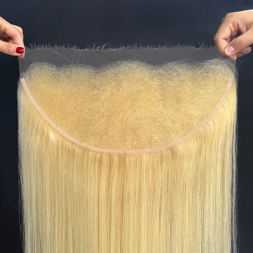 Vista 35 de KRN 5x5 HD Cierre de encaje, 0.1mm Ultra-delgado Invisible Cierre de encaje HD Pequeño Nudo Único Pre-arrancado con Cabello de Bebé 12A Grado