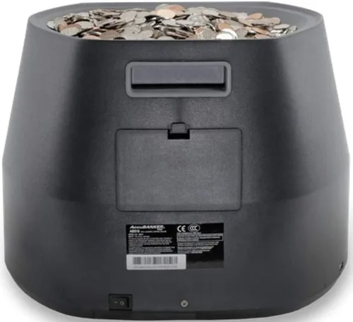 Vista 6 de AccuBANKER AB510 - Máquina clasificadora de monedas y envoltura con panel de control digital e impresora térmica MP10