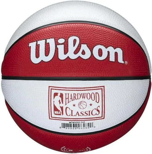 Vista 6 de Wilson NBA Team Retro Mini Balones de Baloncesto - Tamaño Mini - 3" Chicago Bulls
