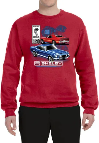 Vista 3 de Wild Bobby Shelby GT 500 Cobra Ford Motors - Regalo oficial para hombres, automóviles y camiones, sudadera unisex con cuello redondo