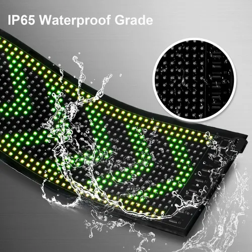 Vista 3 de Letrero LED Programable de Alto Brillo con Desplazamiento Letreros USB 5V Panel de Matriz LED Control de APP Inteligente DIY Patrones de Texto