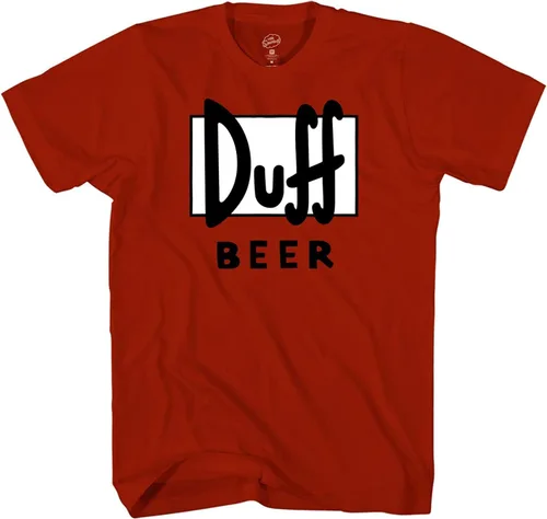 Vista 2 de The Simpsons Duff Beer Logo Homer - Camiseta para hombre