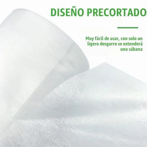Vista 3 de 1 rollo de sábanas no tejidas desechables, 50 hojas de mesa de masaje