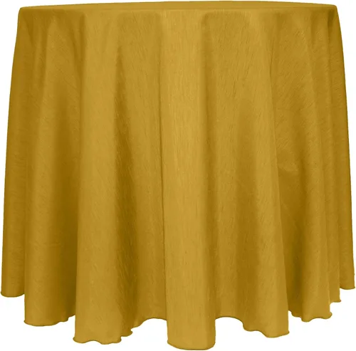 Vista 13 de Mantel reversible de satén Shantung de Ultimate Textile Majestic 96" redondo, Satin, Paquete de 2