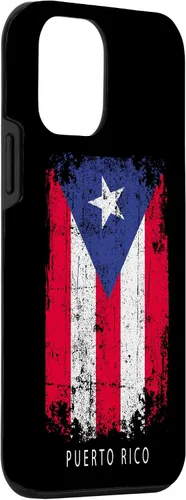 Vista 3 de iPhone 12 mini Puerto Rico Souvenir Design - Funda con bandera de país de Puerto Rico
