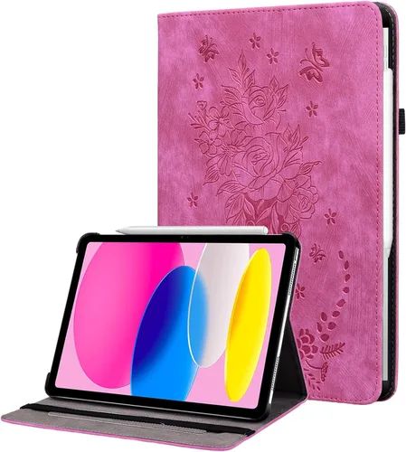 Vista 17 de Funda para iPad Air 3ª Generación 2019/iPad Pro 10.5 Pulgadas 2017, Cubierta de Cuero PU Plegable Multi-Ángulo con Auto Despertar/Dormir y Soporte
