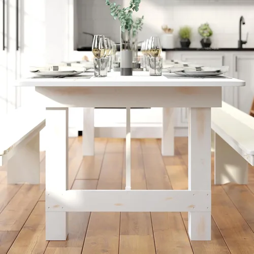 Vista 8 de Flash Furniture Hercules - Mesa plegable (108 x 40 pulgadas), color blanco