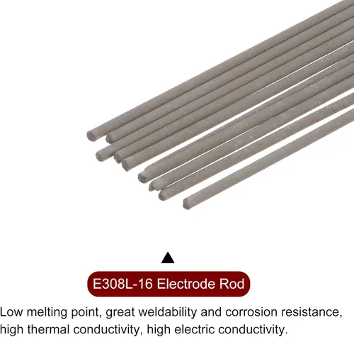 Vista 4 de HARFINGTON E308L-16 Varilla de soldadura 0,04 "x 9" 304 Electrodos de soldadura de acero inoxidable Rod A102 Soldadura para soldar acero inoxidable