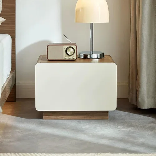 Vista 3 de TADIBU Mesita de noche pequeña para mesita de noche, mesa auxiliar para dormitorio, cómoda pequeña con cajones de almacenamiento, mesa auxiliar