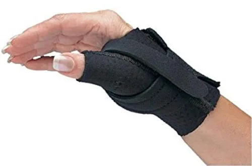 Vista 2 de Comfort Cool Férula de restricción CMC para pulgar, mediana derecha de 7 a 8 pulgadas