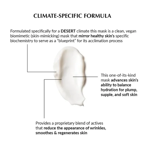 Vista 2 de Pour Moi Máscara Desert Moisture Burst - Tratamiento facial hidratante avanzado para climas cálidos y secos, facilita la adaptación de la piel