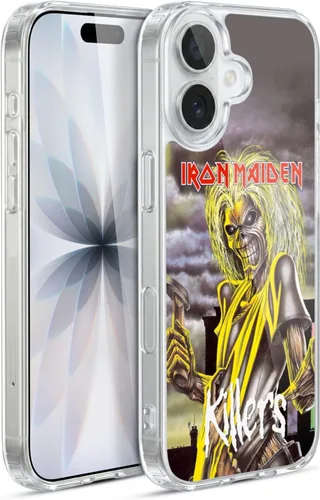 Vista 305 de Head Case Designs Funda de gel suave con licencia oficial de Iron Maiden Brave New World, compatible con Apple iPhone 7 Plus/iPhone 8 Plus Nuevo