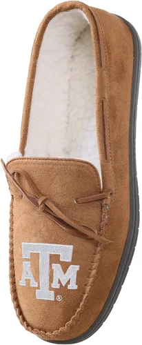 Vista 4 de FOCO NCAA NCAA - Pantuflas tipo mocasín con logotipo de equipo universitario para hombre