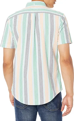 Vista 2 de Tommy Hilfiger South Beach - Camisa de manga corta con botones para hombre ajuste personalizado