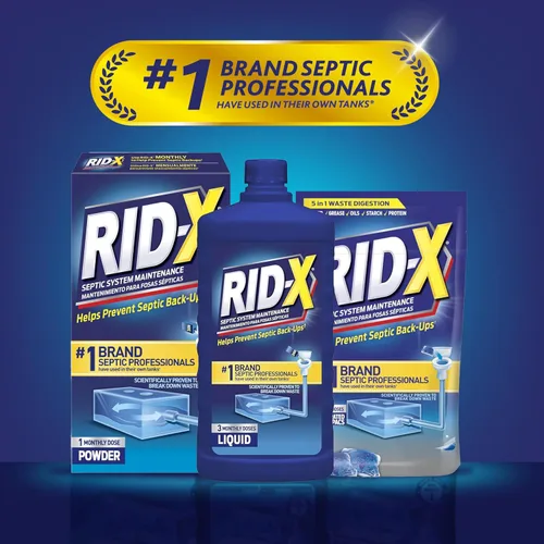 Vista 9 de Rid-X Tratamiento del sistema de tanque séptico, tratamiento de tanque séptico, 3.2 onzas