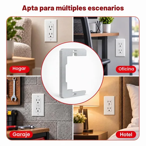 Vista 5 de Espaciador de placa de pared,Separadores de salida para caja eléctrica 20PZAS