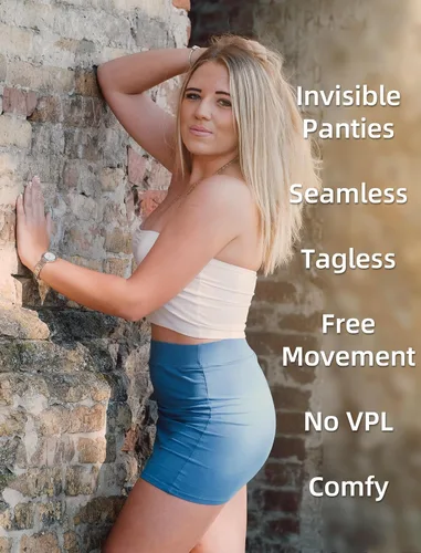 Vista 3 de Paquete de 5 tangas sin costuras para mujer, ropa interior sexy para mujer, bragas elásticas