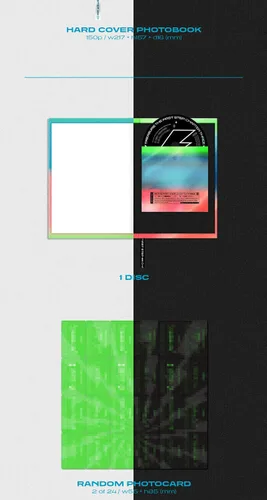 Vista 2 de TREASURE [THE FIRST STEP : CHAPTER THREE] 3rd Single Album [ BLACK ] VER. 1p CD+1p Photo Book+3p Photo Card+1p Sticker+1p Mark+TRACKING CODE K-POP