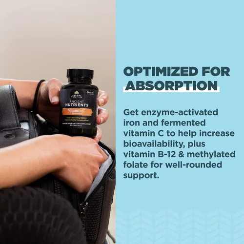 Vista 7 de Ancient Nutrition Zinc 30 unidades + vitamina C (60 unidades)