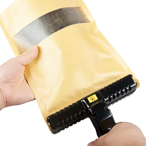 Vista 5 de Sellador de la encrespadura del bolso, sellador de la encrespadura del calor FDR150 para el bolso de Kraft del bolso de la hoja de 6 pulgadas, bolso