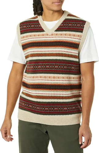 Vista 4 de Goodthreads Chaleco suéter de lana corderos para hombre