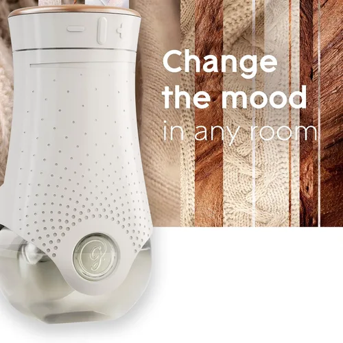 Vista 3 de Glade PlugIns - Recambios de ambientador, aceites esenciales y perfumados para el hogar y el baño, maderas de cachemira, 6.7 onzas líquidas, 10