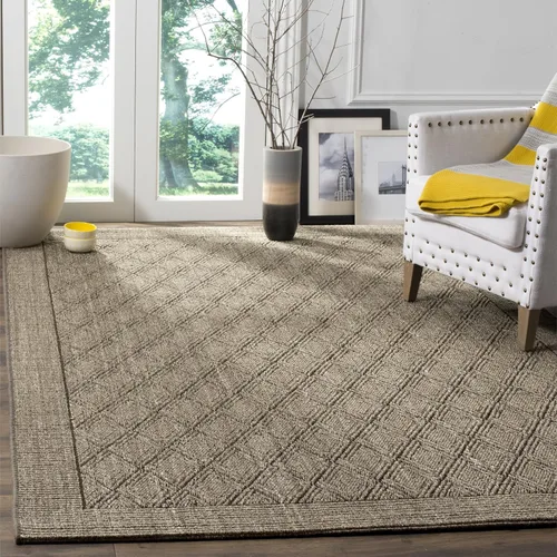 Vista 12 de SAFAVIEH Palm Beach Collection - Alfombra decorativa de 2 x 3 pies, diseño de ceniza, sisal y yute, ideal para zonas de alto tráfico en entrada