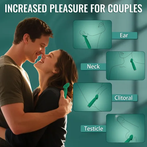 Vista 2 de Juguetes sexuales para mujeres, vibrador de varita para parejas, juguetes sexuales para hombres y mujeres, estimulador de clítoris de vulva, mini