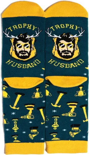Vista 5 de Lavley Funny Socks For Men - Novelty Gifts For Sports Fans, Golfing, Pickleball, Weight Lifting, Racing and More