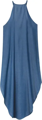 Vista 4 de Halter Below The Knee Tunic Dress for Womens Retro Soft No Sleeve Dresses Gym Fall Sunflower Cowgirl Loose Fitting Tunic Dress for Women