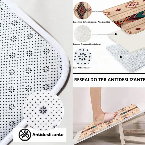 Vista 3 de ArtSocket Juego de 4 juegos de baño con cortina de ducha y alfombras