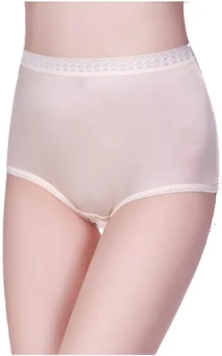Vista 6 de Forever Angel - Calzones de tiro alto para mujer, 100% seda