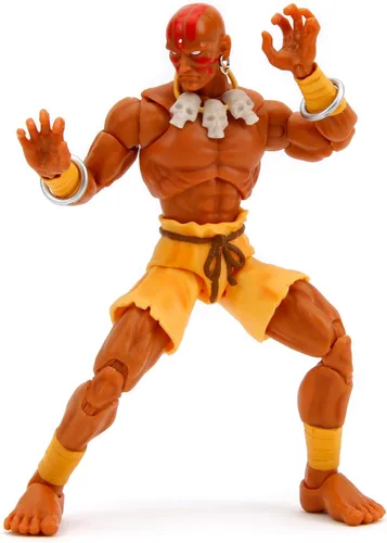 Vista 2 de Jada Street Fighter 6" Figura de Acción de Dhalsim, Juguetes para Niños y Adultos
