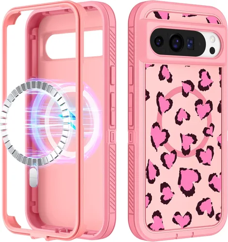Vista 100 de Funda para Moto G 5G 2024 – Compatible con MagSafe para mujeres y niñas, bonita funda protectora magnética para teléfono, diseño femenino Kawaii