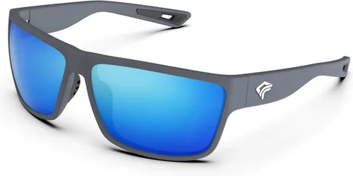 Vista 13 de TOREGE Gafas de sol deportivas polarizadas para hombres y mujeres, para ciclismo, correr, golf, pesca, gafas de sol TR26 Marco negro y lente nocturna