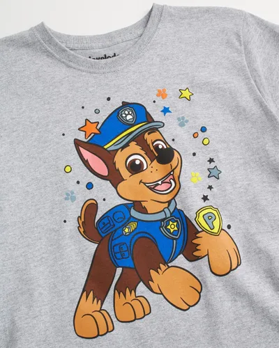 Vista 3 de Nickelodeon Camiseta de Paw Patrol para niños, paquete de 4 camisetas gráficas para niños y niñas, para niños pequeños (talla 2T-7)