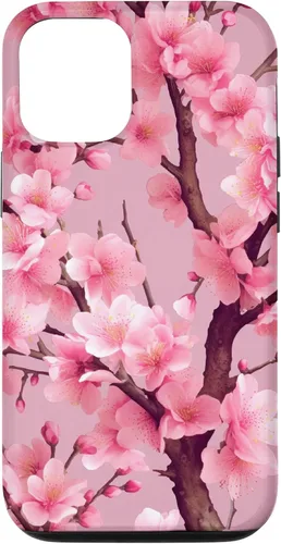 Vista 28 de Sakura Tree Japanese Funda para iPhone 17 con diseño de flores de cerezo rosa
